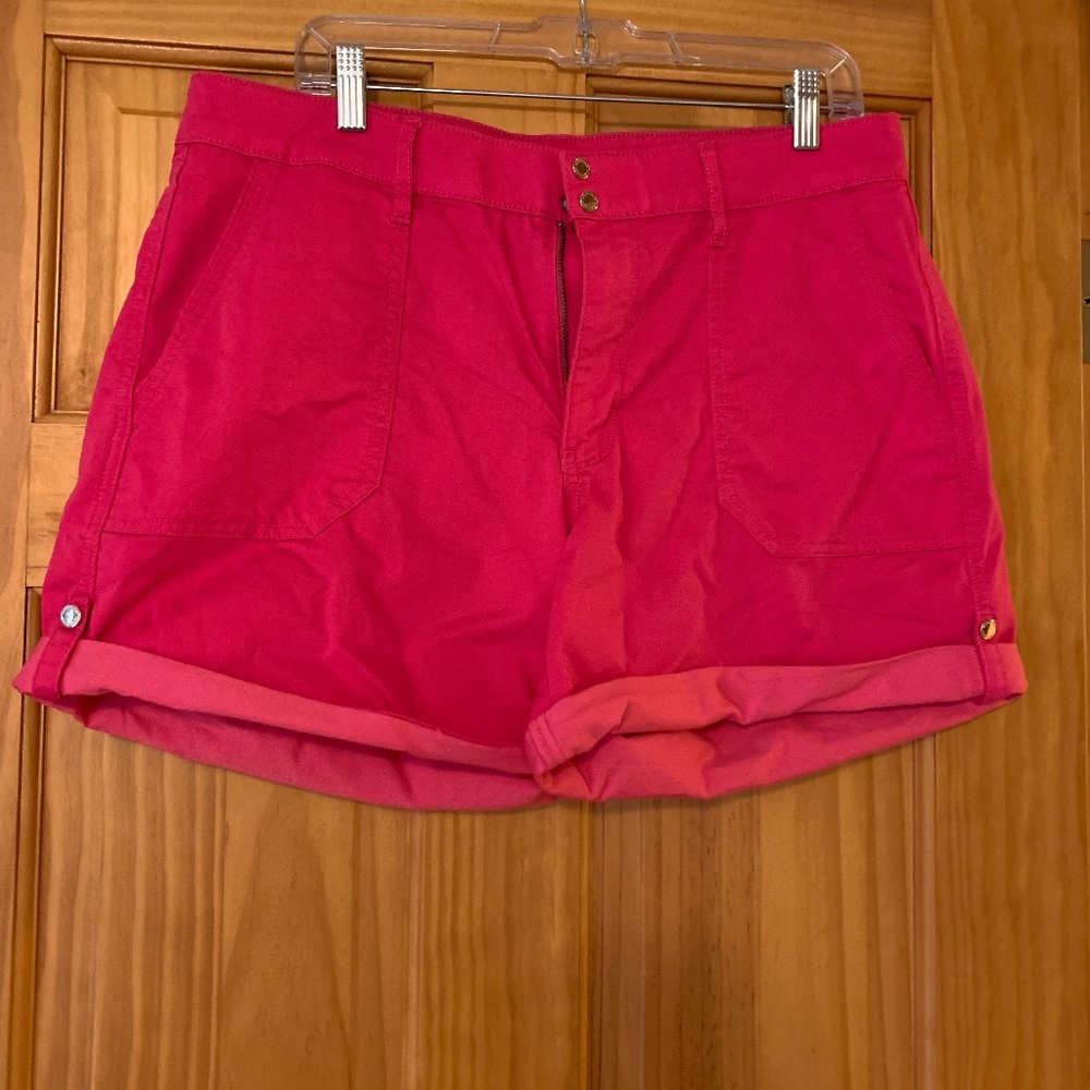 White House Black Market pink shorts